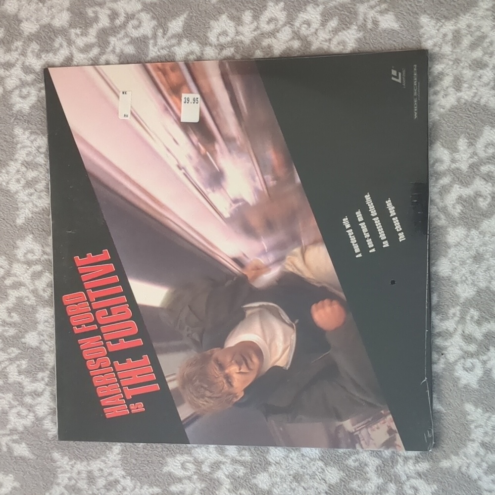1994 The Fugitive Harrison Ford Laser Disc Sealed